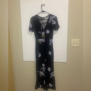 Reformation France Regalia Floral Jumpsuit
